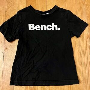 Bench Kids Black Tee with White Logo